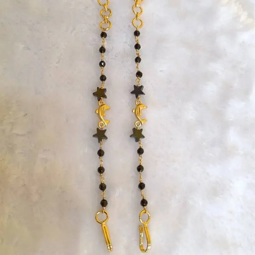 Baby Bracelet Balck Beads BT001