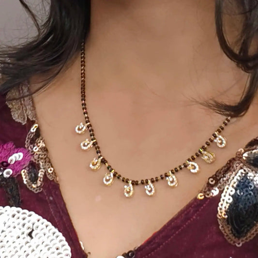 Vine Mangalsutra Chain Hk0405 Soft