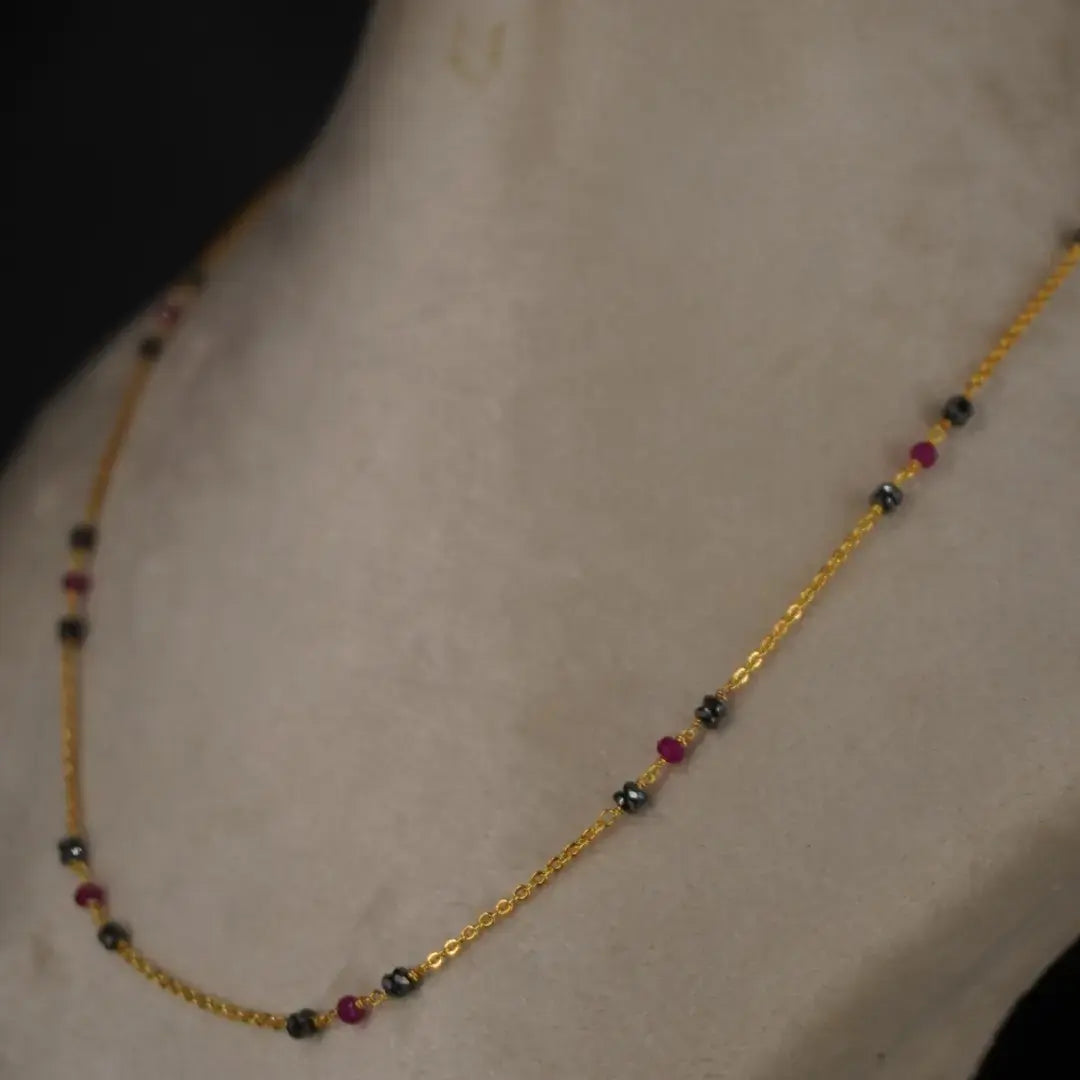 Simple Mangalsutra Single Line HK0384