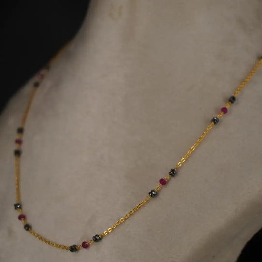 Simple Mangalsutra Single Line HK0384