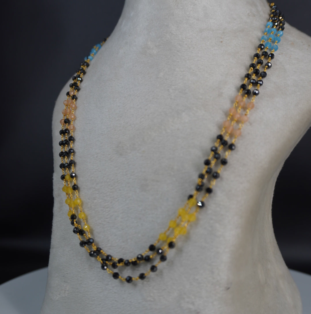 Diamond shine beads with pastel colours monalisa beads HK0461