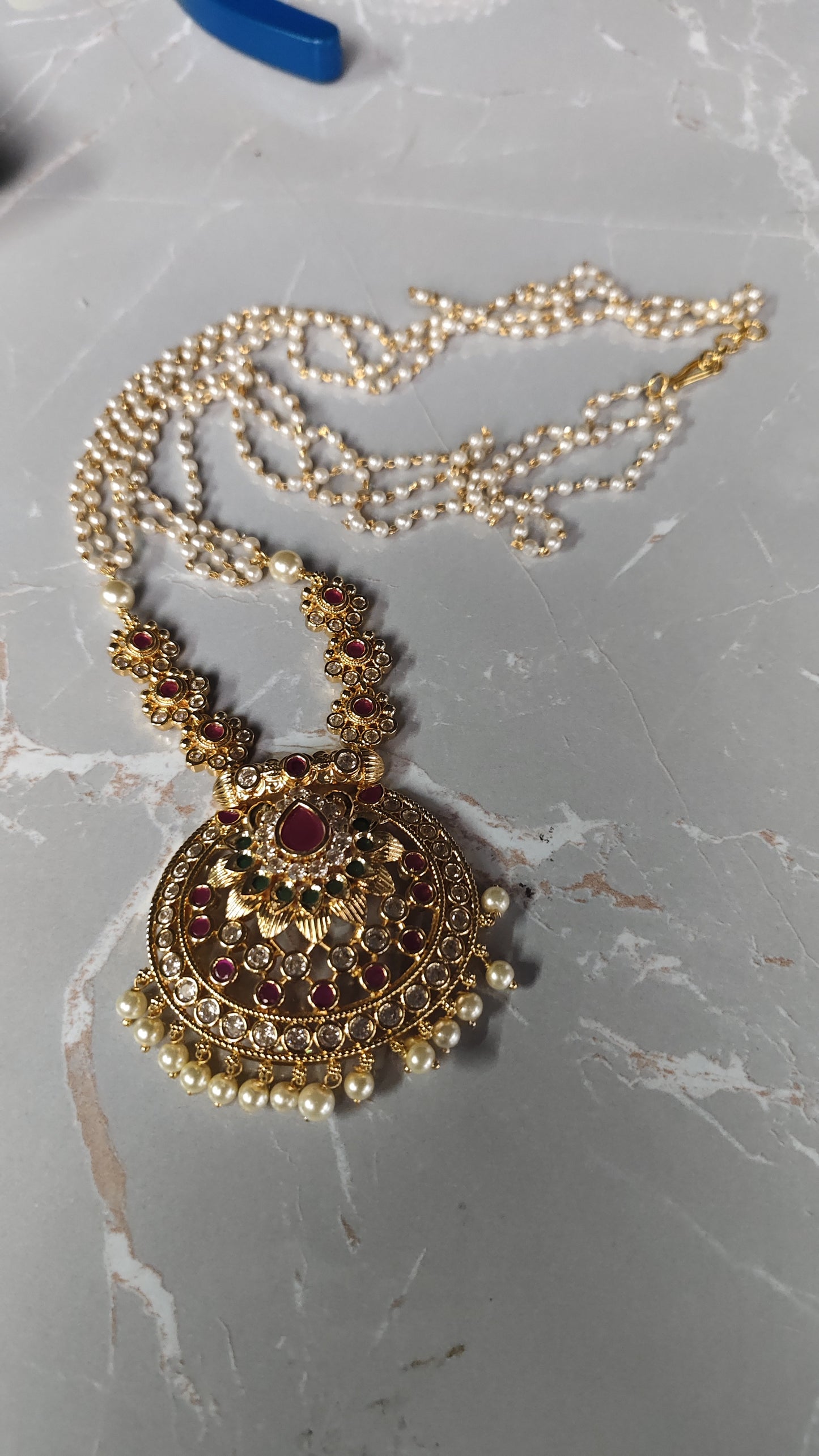 Hk0065 long pearl chain