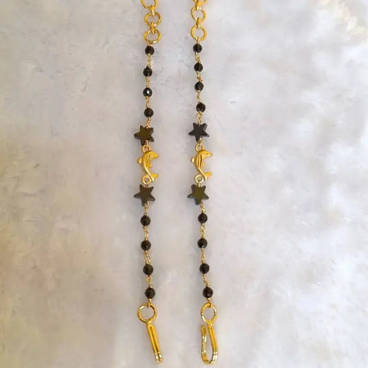 Baby Bracelet Balck Beads  BT001