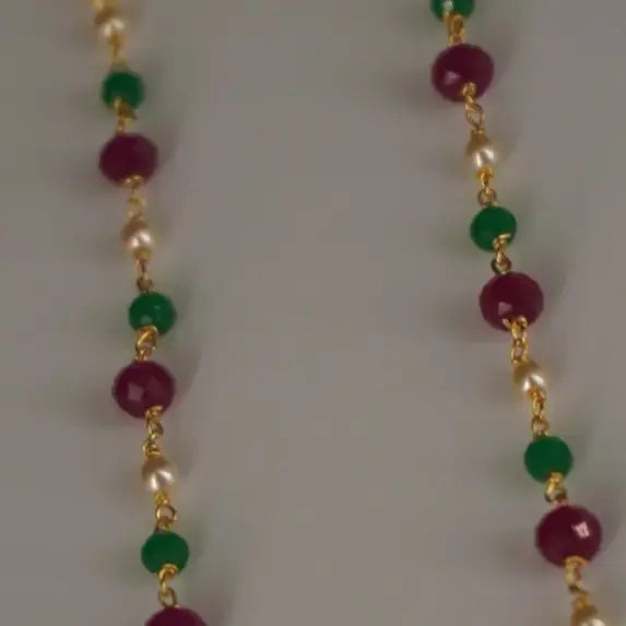 Multi Color Short Earchains Ch003