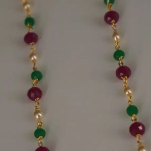 Multi Color Short Earchains Ch003