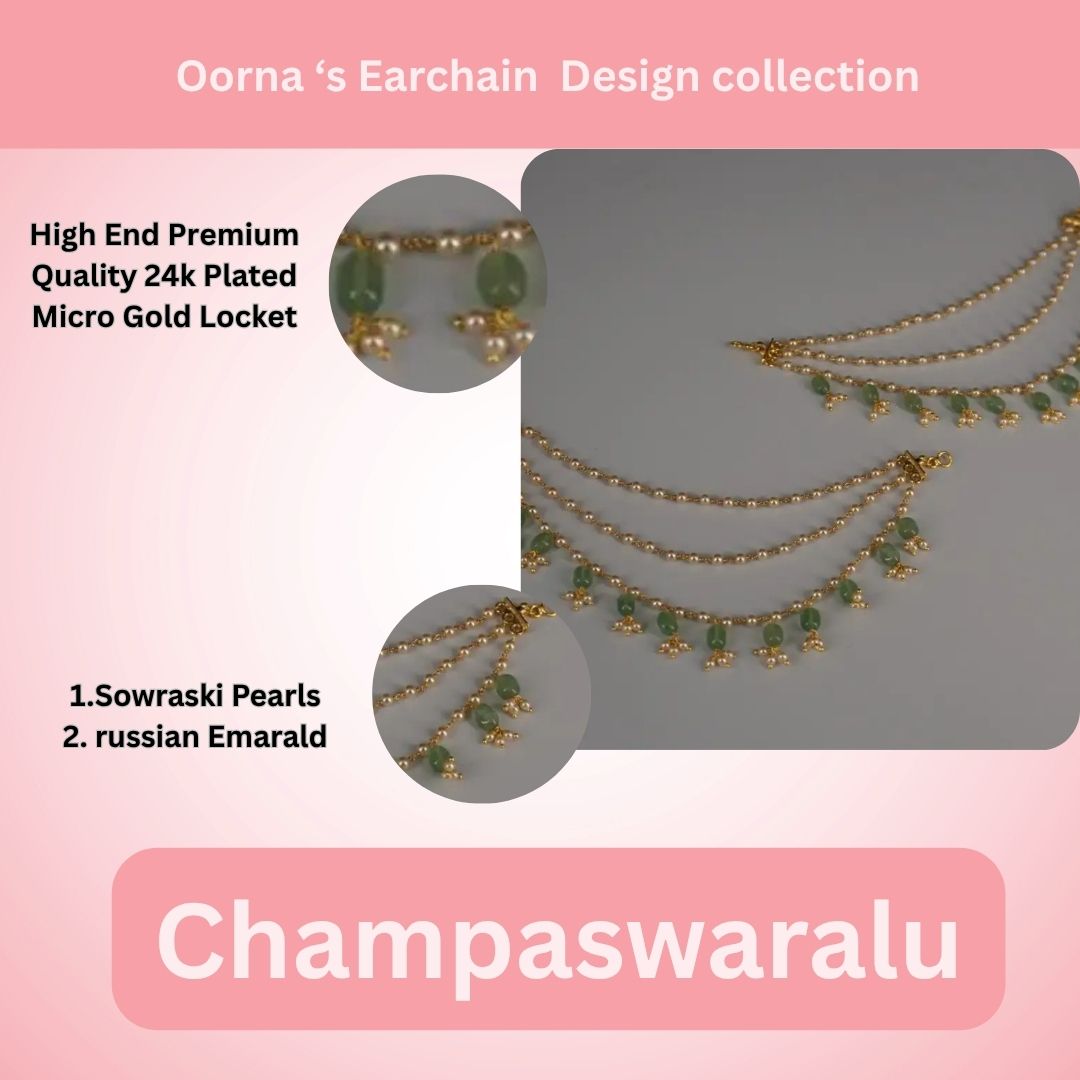 Pearl & Emarald 3 line Champaswaralu CH020