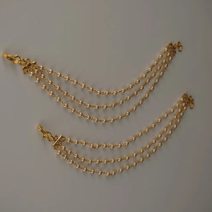 3 Steps Pearl Earchains Ch015