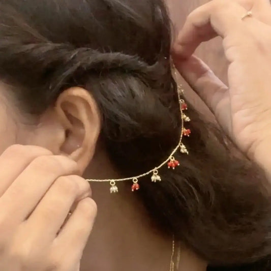 Simple Coral & Pearl champaswaralu Ch008