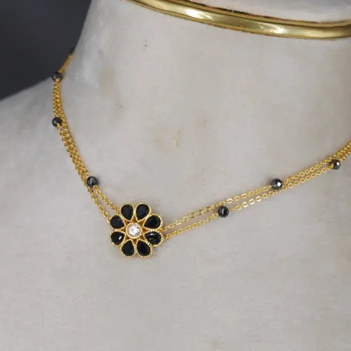 Hk0231 Black Elegent Choker