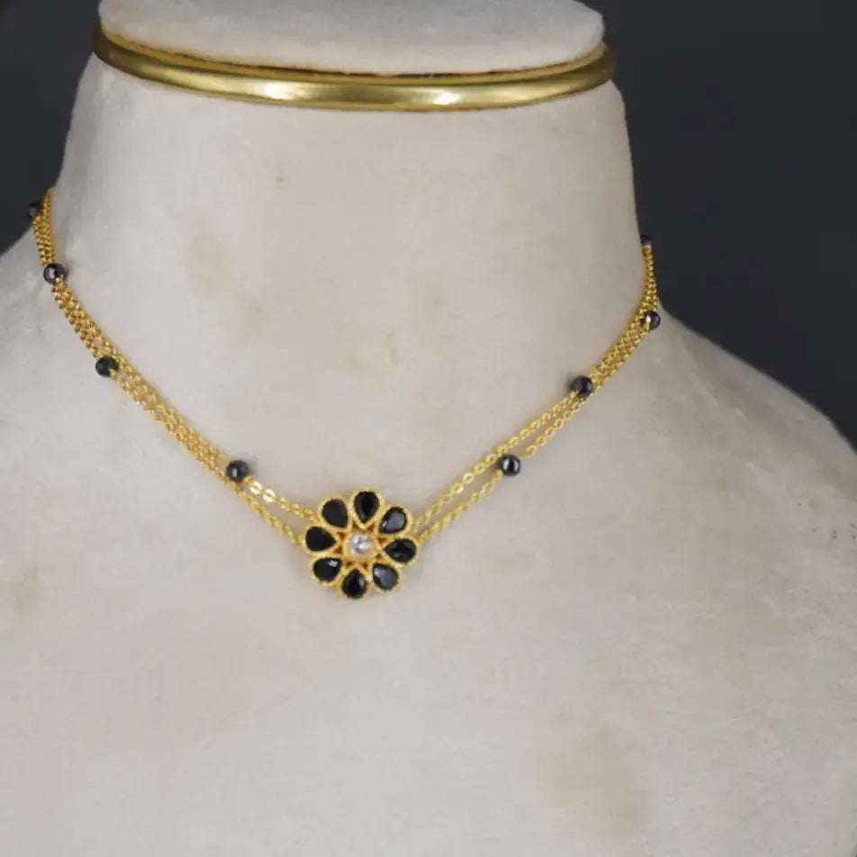 Hk0231 Black Elegent Choker