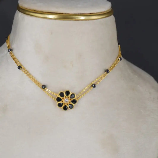 Hk0231 Black Elegent Choker