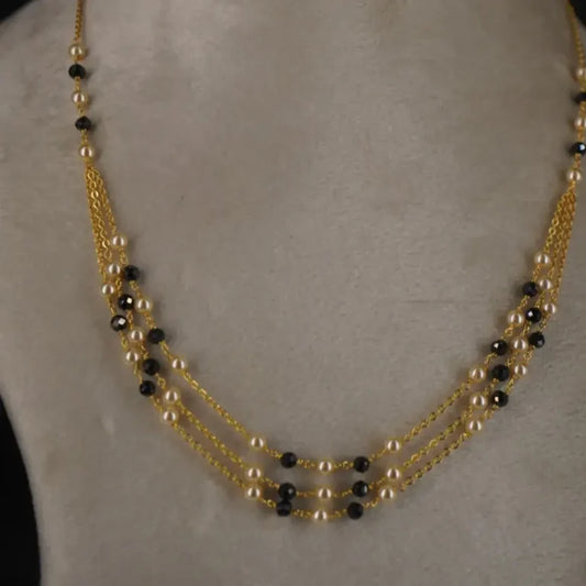 Pearl Mangalsutra Neckalce Hk0376