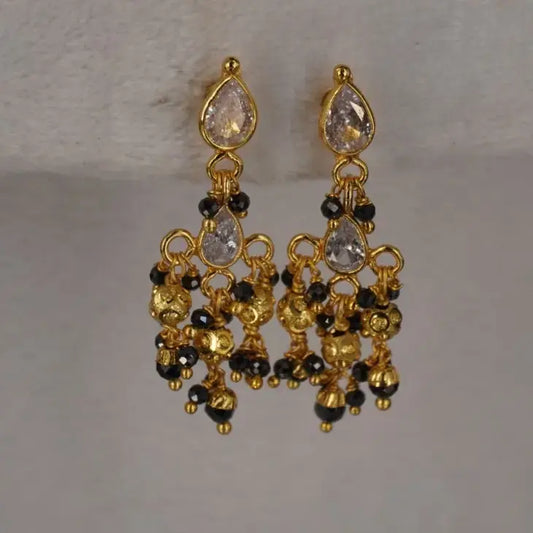 Black Diamond Elegent EARRINGS HK0378