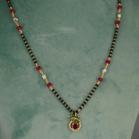 Mangalsutra Chain Heart Bonding Pendent HK0404