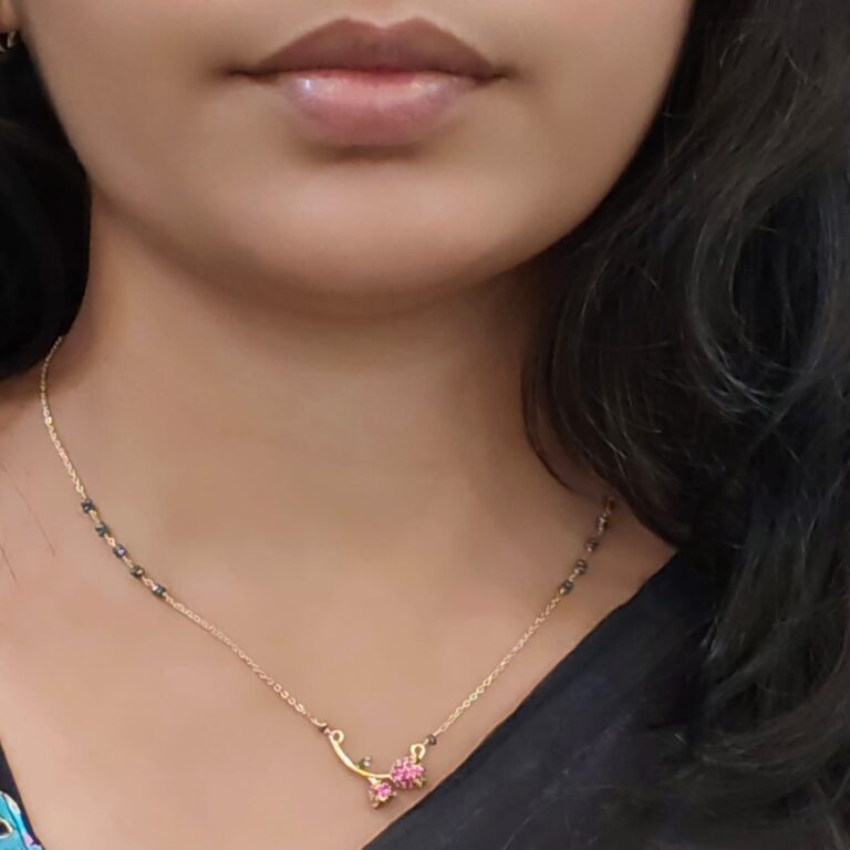 Dual Rose Bud Mangalsutra Chain HK0418