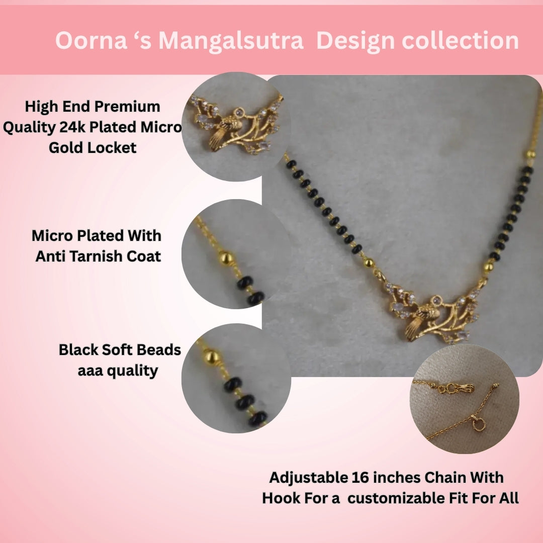 Parrot Locket Mangalsutra Chain Hk0432