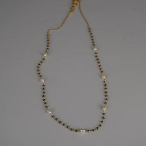 Mangalsutra Chain Beautify with Rice Pearls HK0411