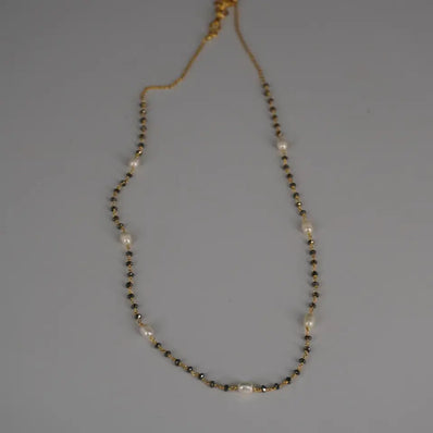 Mangalsutra Chain Beautify with Rice Pearls HK0411
