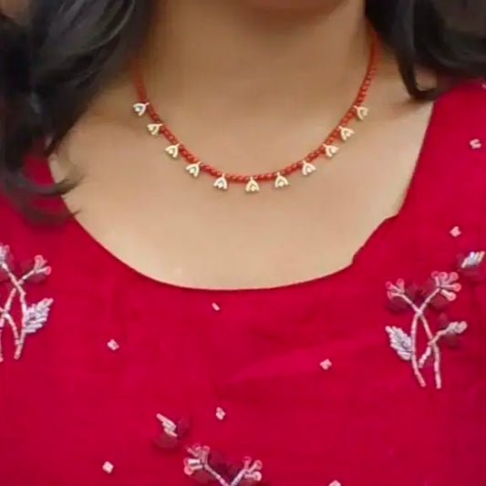 special corals necklace Hk0410