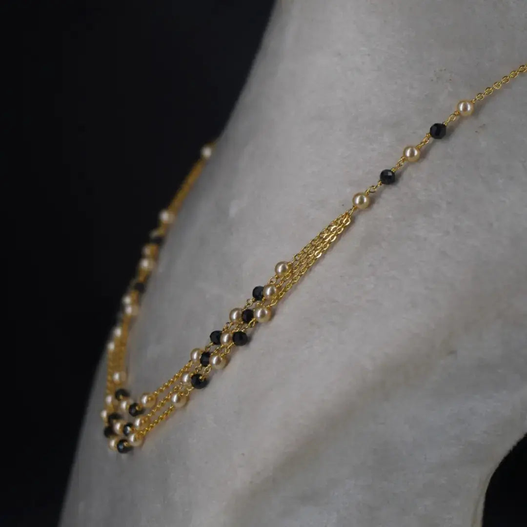 Pearl Mangalsutra Neckalce Hk0376