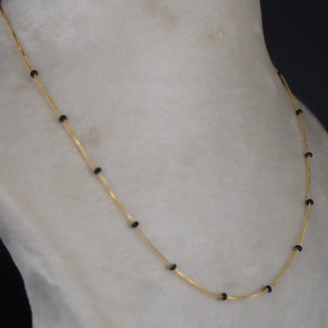 Elegent Black Diamond Chain Hk0383