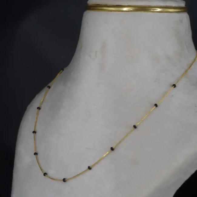 Elegent Black Diamond Chain Hk0383