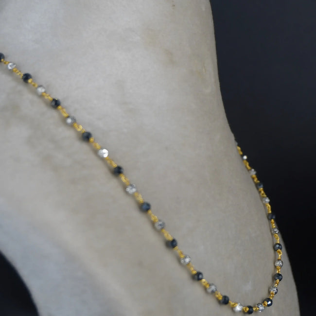 Mangasutra chain with Platinum DD Balls - HK0393