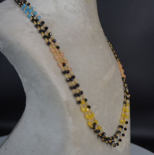 Diamond shine beads with pastel colours monalisa beads HK0461