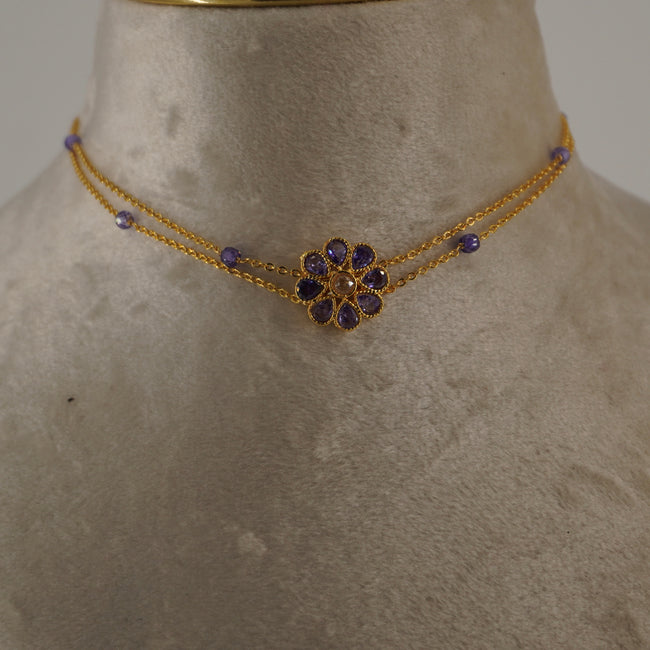 Hk0231 Purple chocker