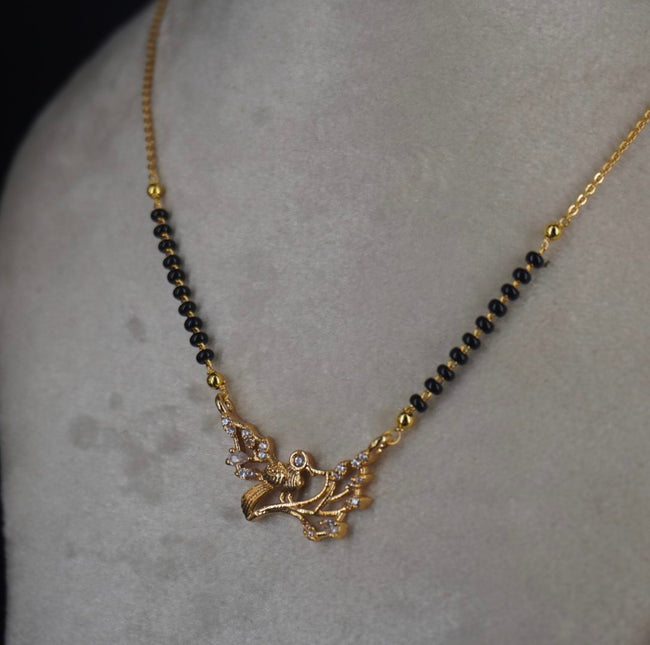 Hk0432 Parrot black beads