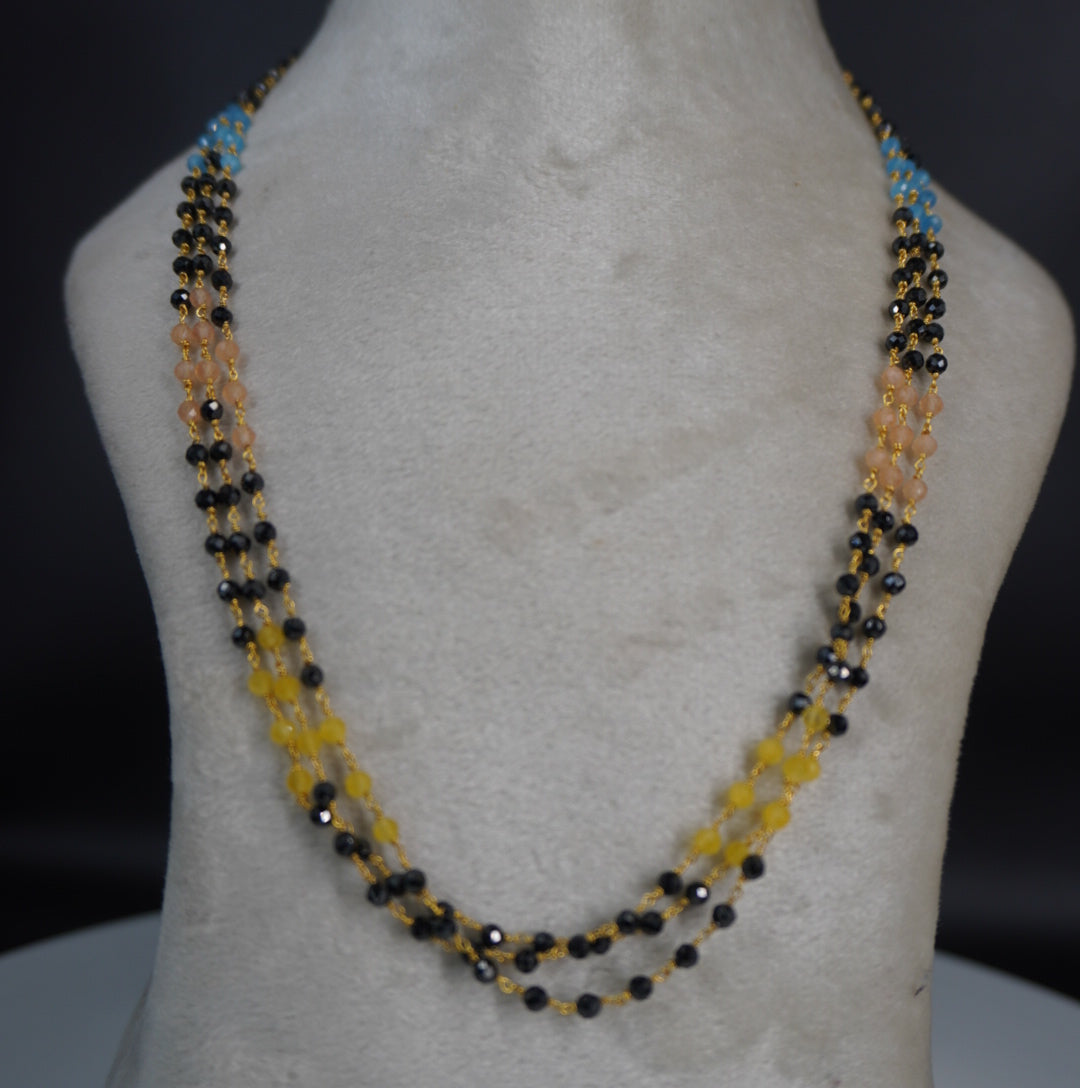 Diamond shine beads with pastel colours monalisa beads HK0461