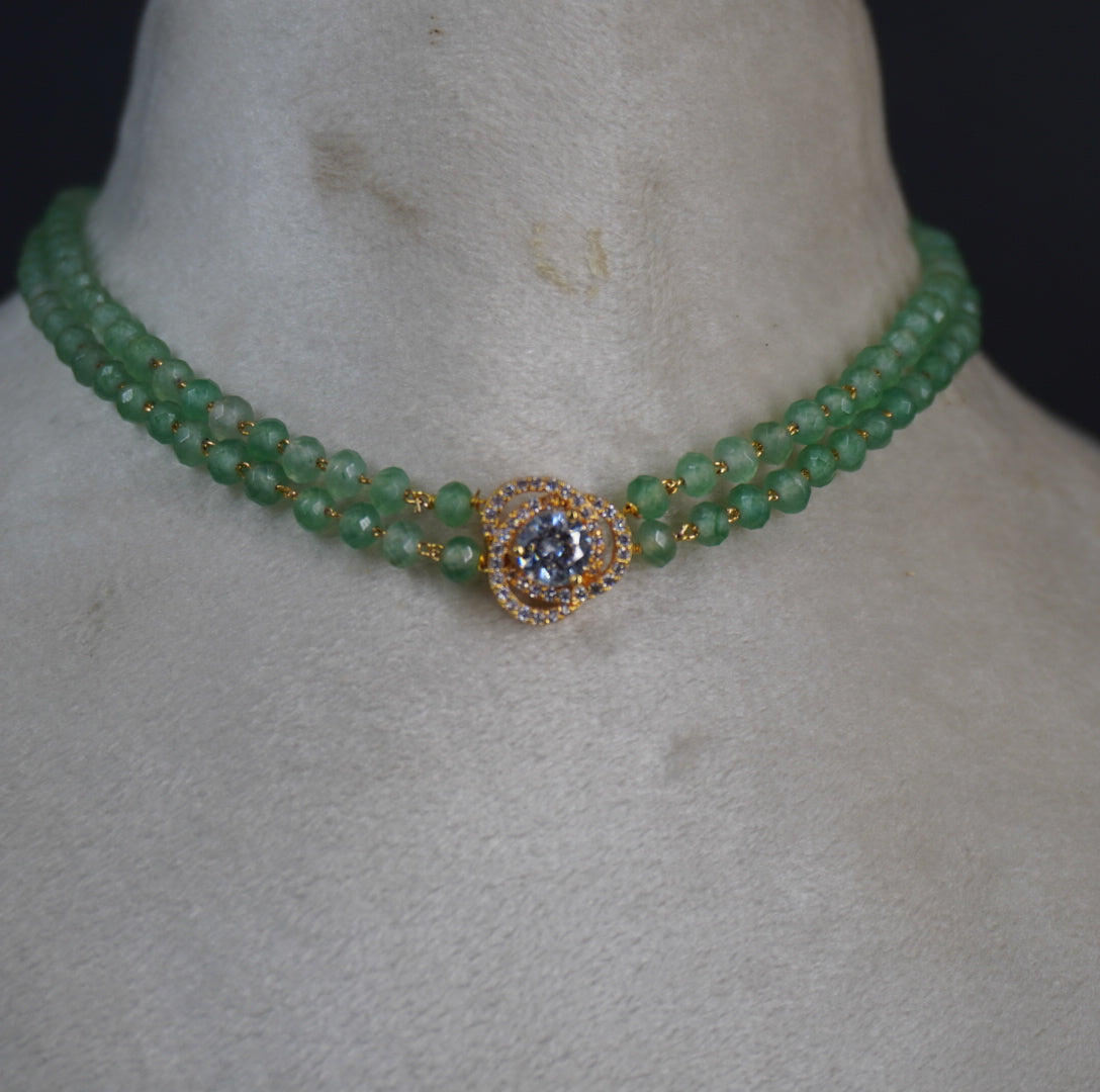 HK0456 Mint green chocker