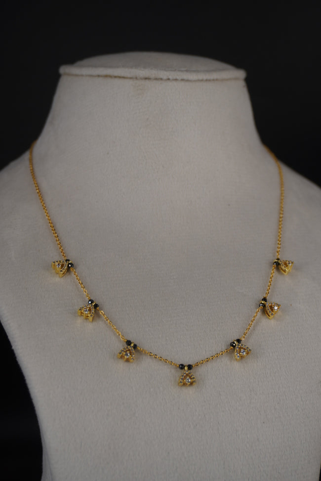 #HK0485 CUTE BLACK BEADS