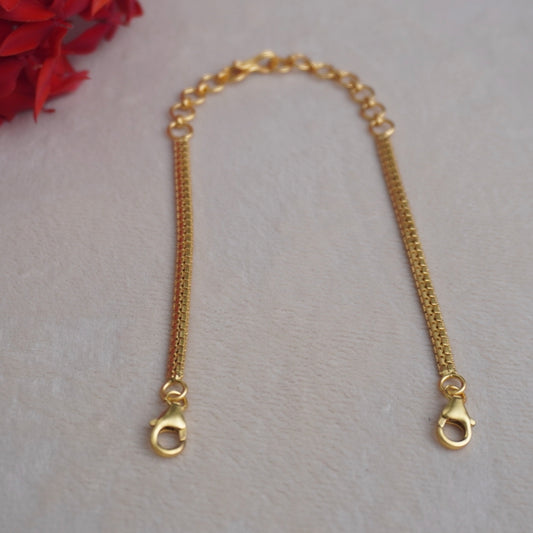 #92.5 silver back Chain with 24 carat gold plated