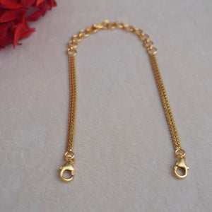#92.5 silver back Chain with 24 carat gold plated