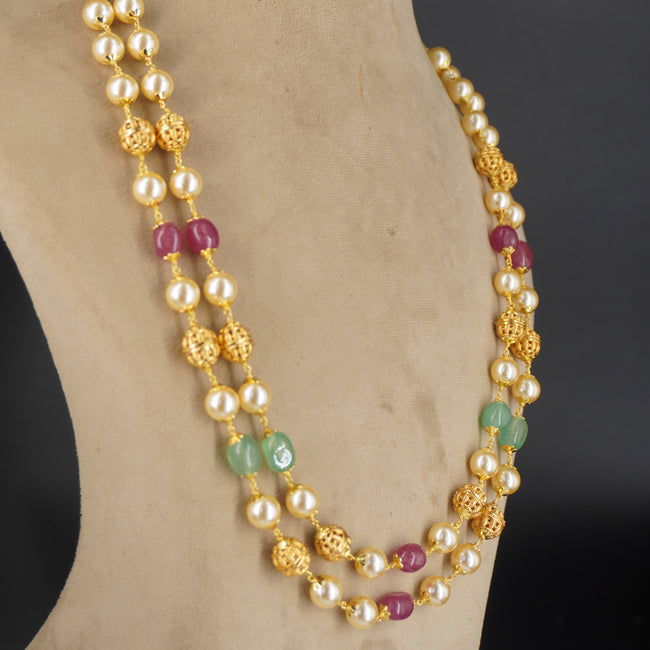 Hk0016 Pearl and strawberry beads haram