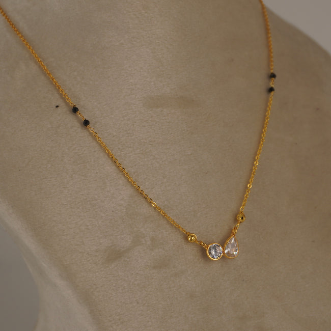 Hk0300 simple trendy black beads