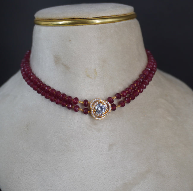 HK0456 Meroon chocker
