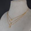 Hk0414 Elegant Pearl falls Chain With 3 steps