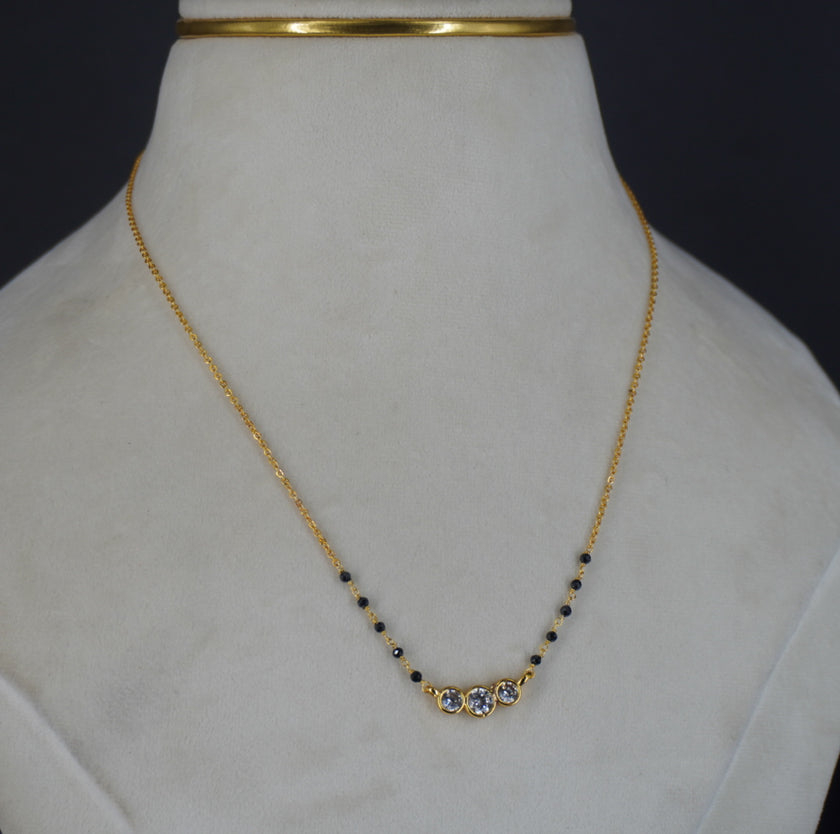 Hk0531 CUTE MANGALSUTRA CHAIN