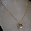 HK0462 Cute Pink Jhumka chain