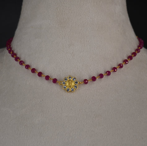 Slv025 cute silver choker -92.5