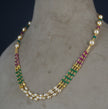 HK0483. Rice pearl & Manulu Chain