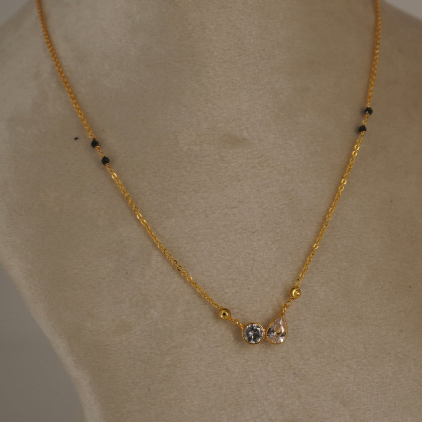 Hk0300 simple trendy black beads