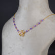 HK0451 Baby pink and purple combination chain