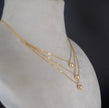 Hk0414 Elegant Pearl falls Chain With 3 steps